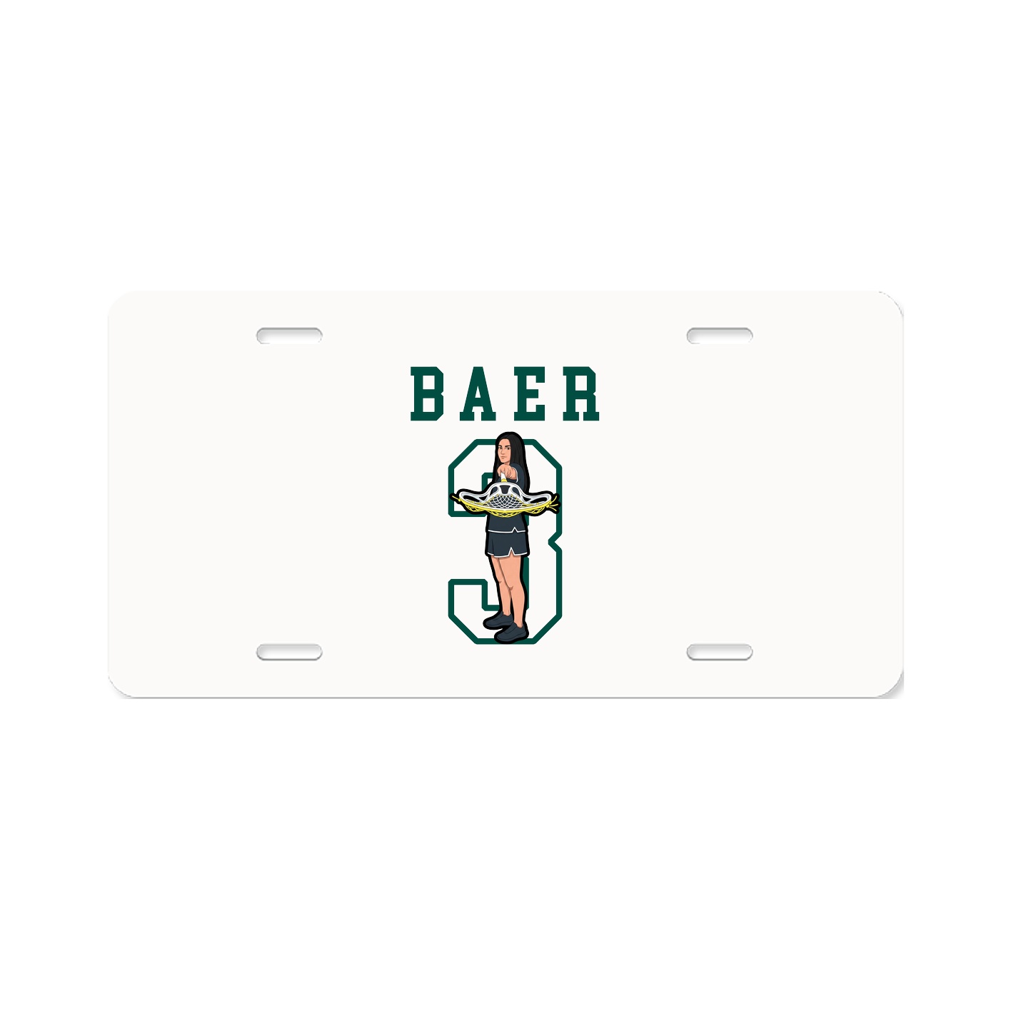 License Plate — Shirsey in Classic