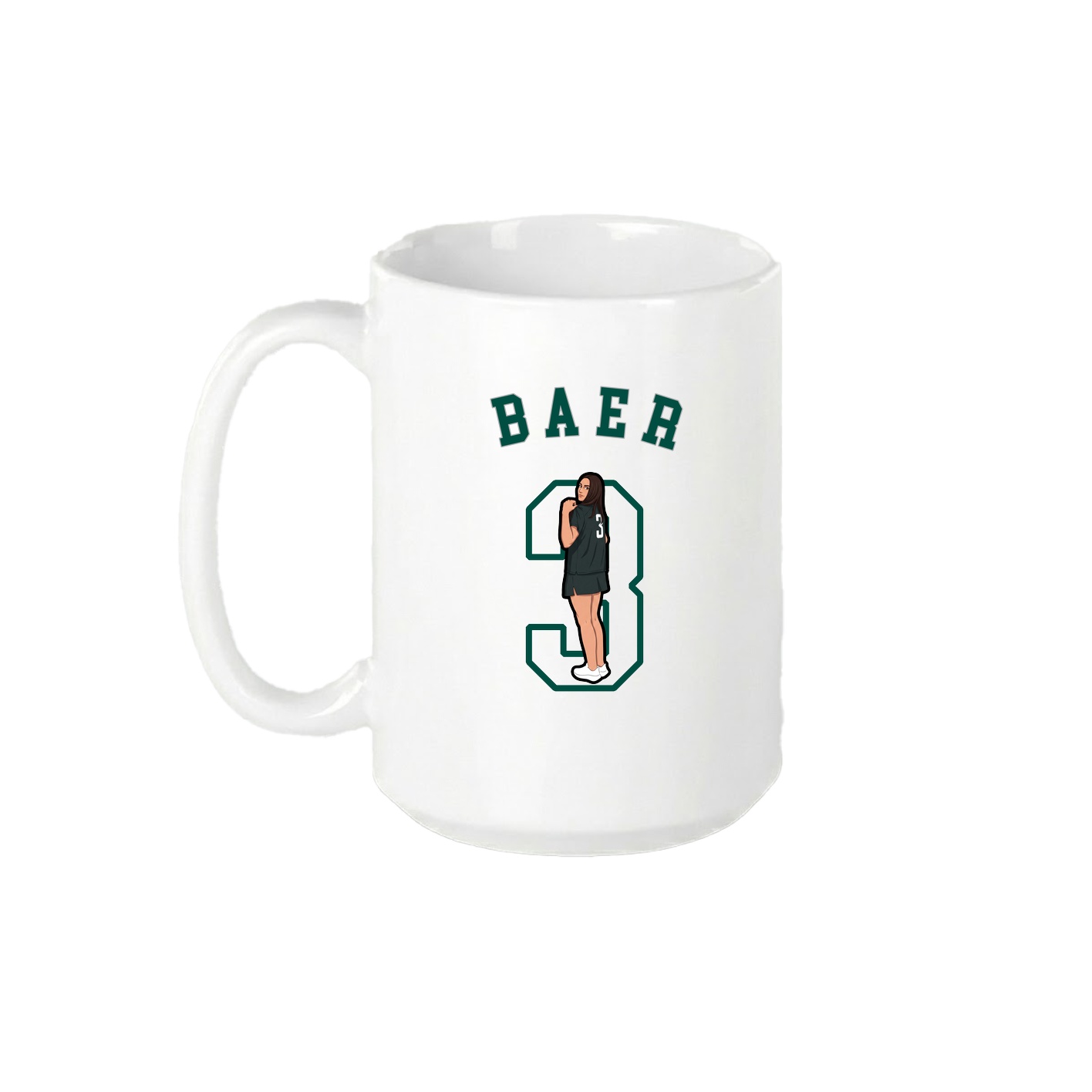 15oz Coffee Mug — Shirsey Arch in White