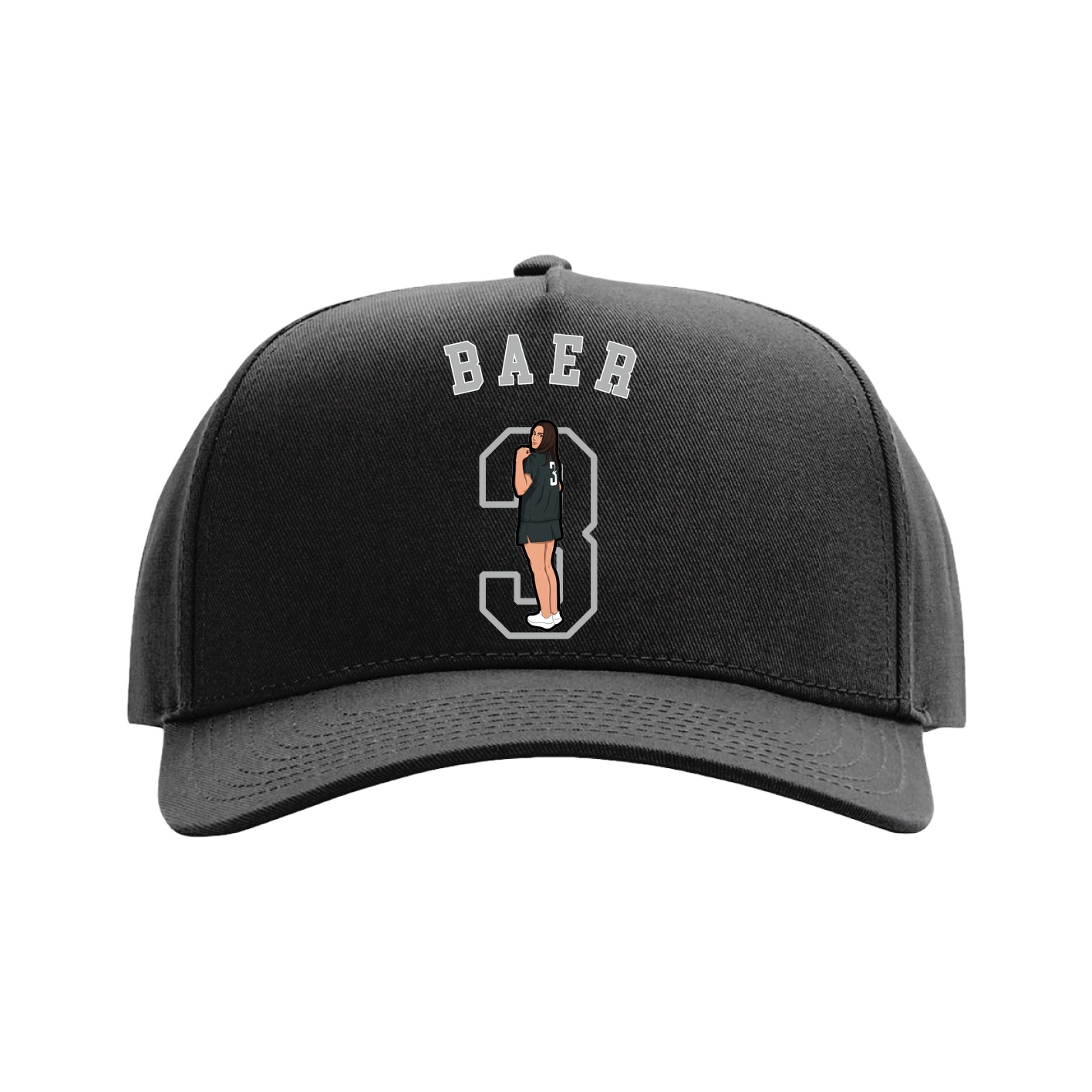 Full Fabric Five-Panel Champ Cap