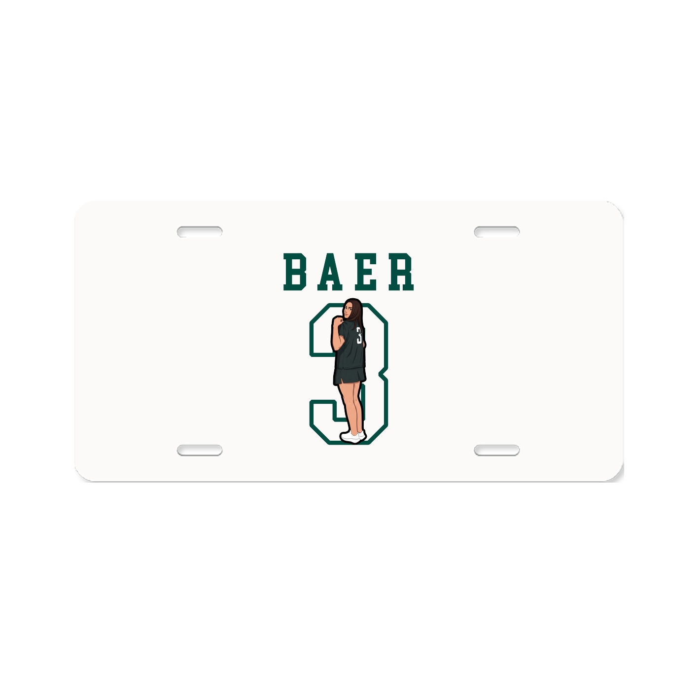 License Plate — Shirsey in Classic