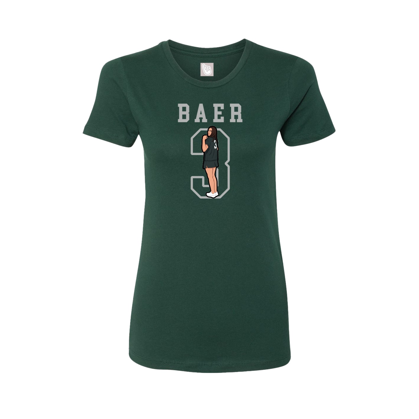 Fitted Women's Tee — Shirsey in Green