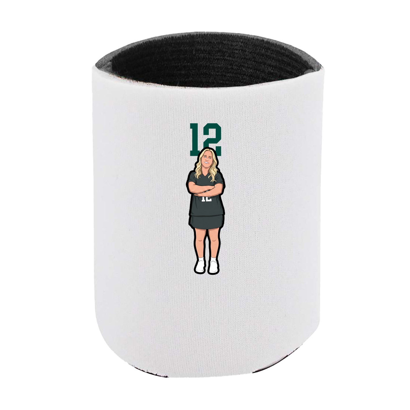 Can Holder — Number Top in White