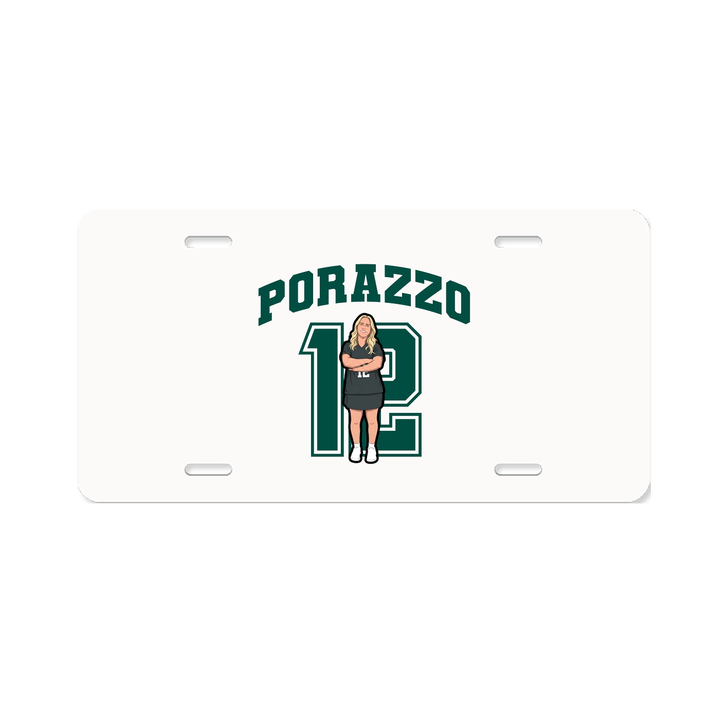 License Plate — Number in Classic