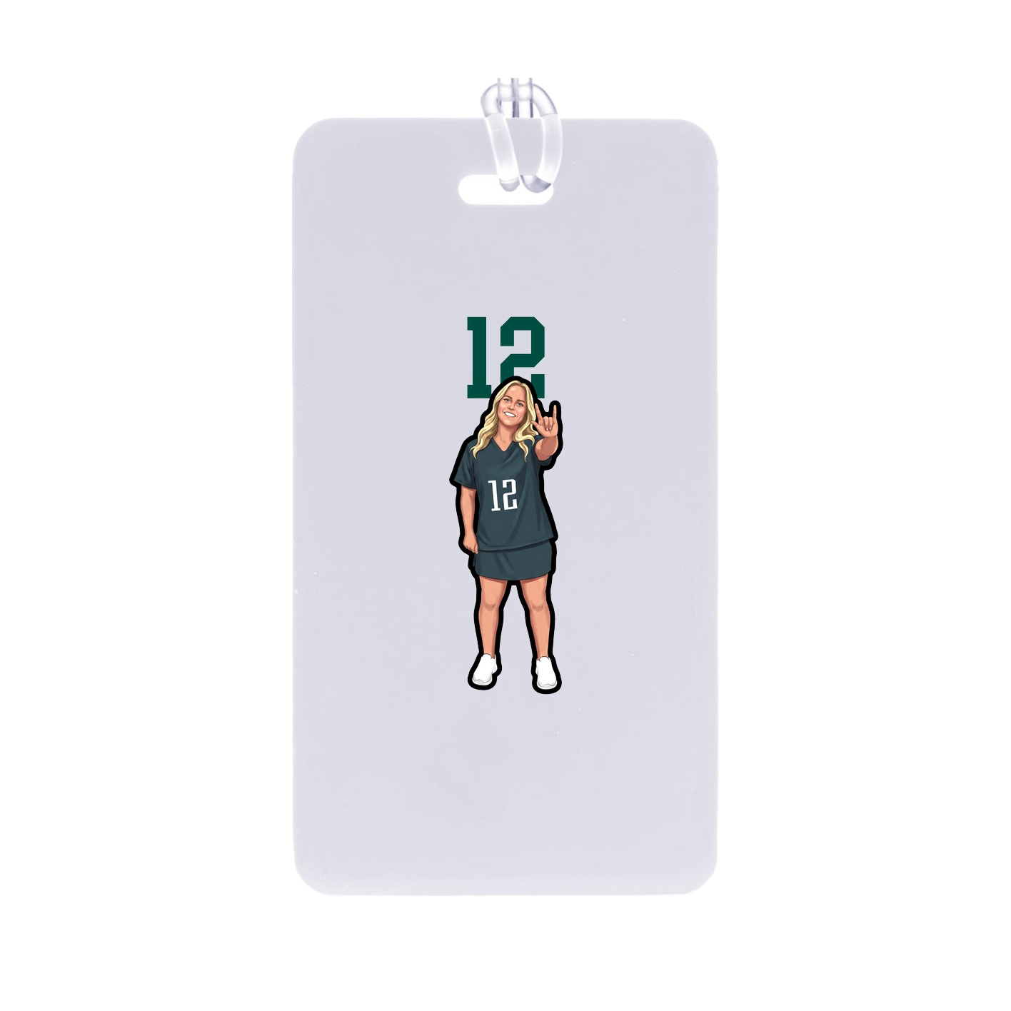Bag Tag — Number Top in Classic