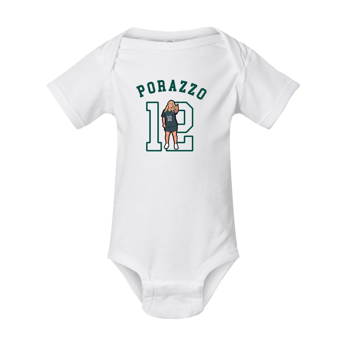 Baby Onesie — Shirsey Arch in White