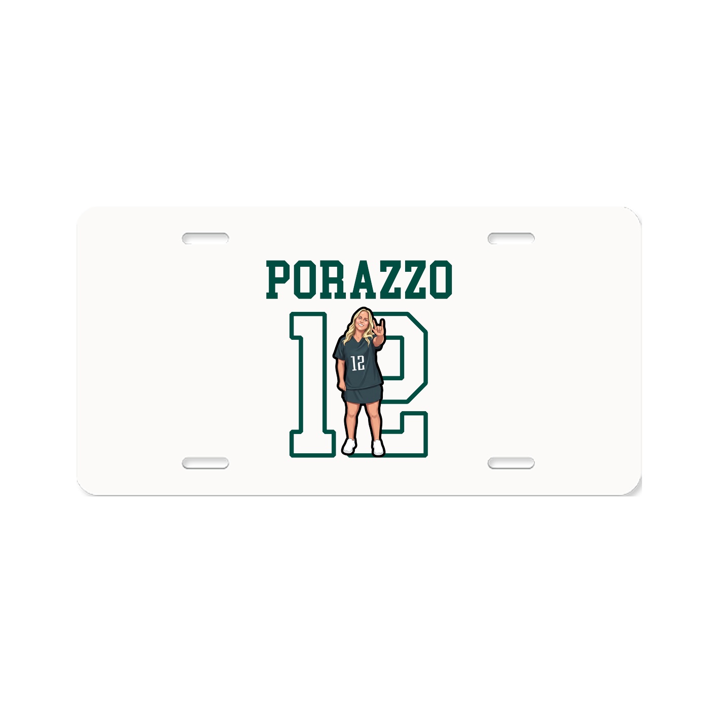 License Plate — Shirsey in Classic