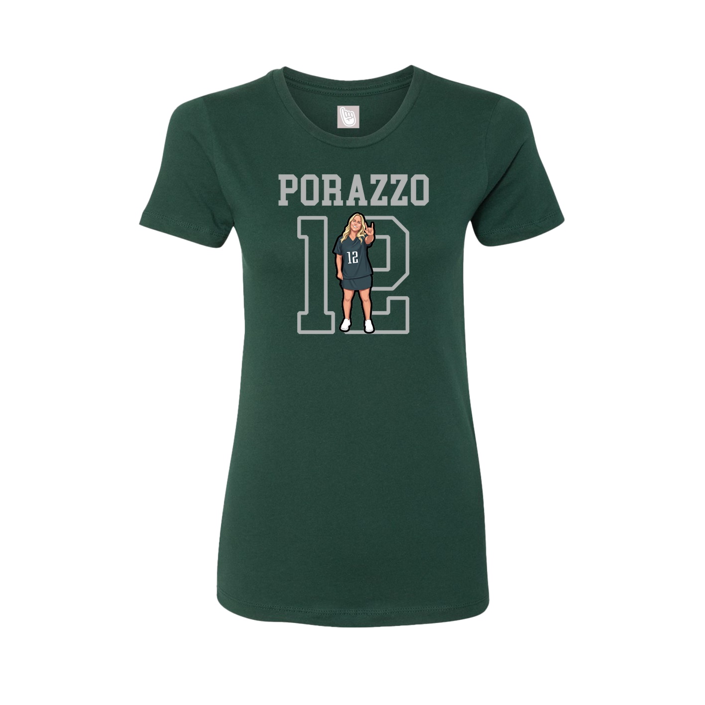Fitted Women's Tee — Shirsey in Green
