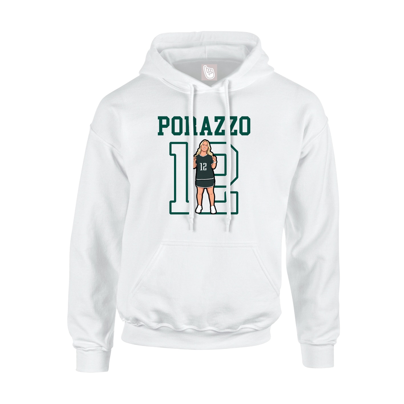 Youth Hoodie — Shirsey in White