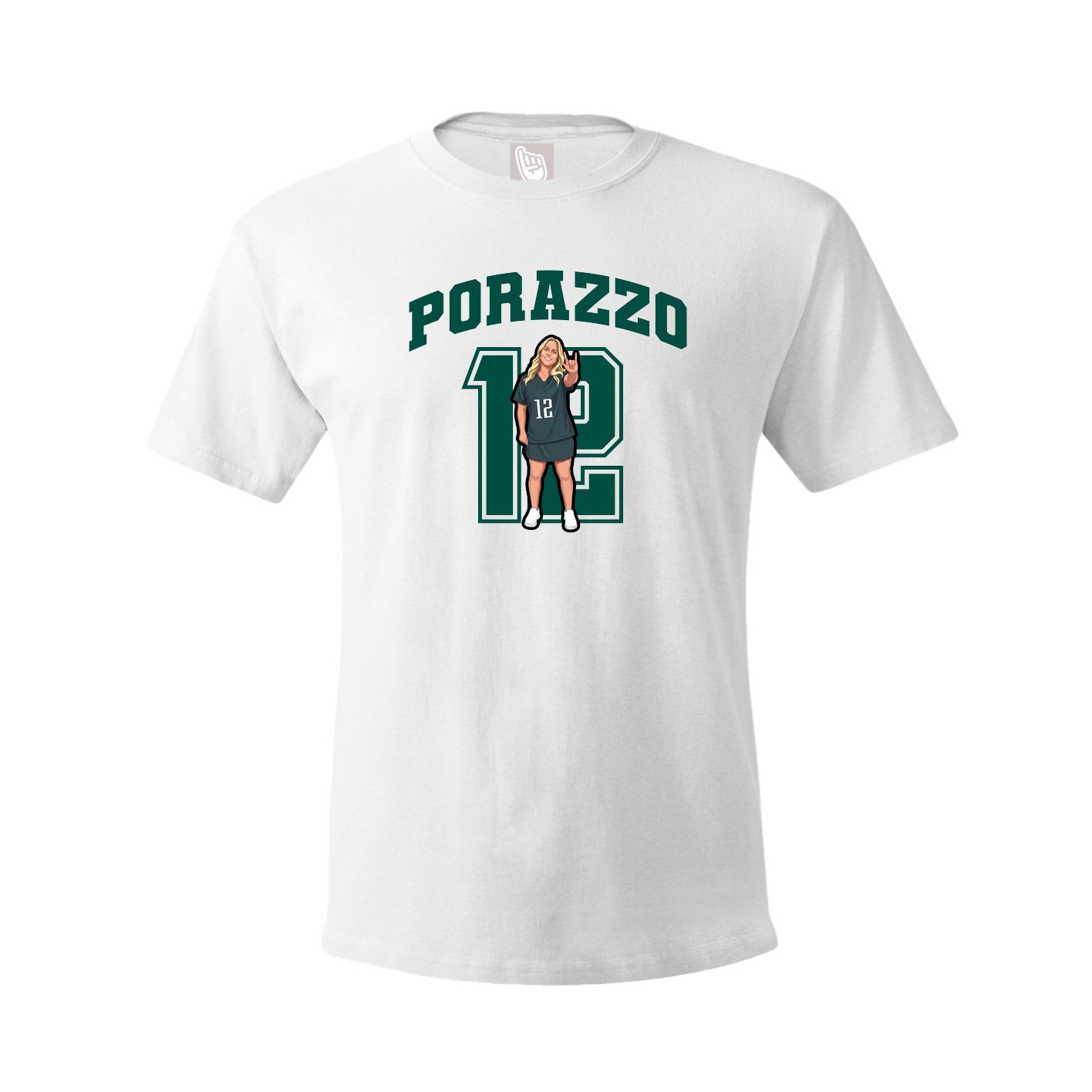 Tee — Number in White