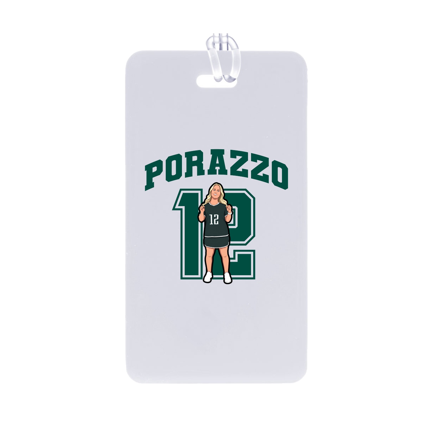 Bag Tag — Number in Classic
