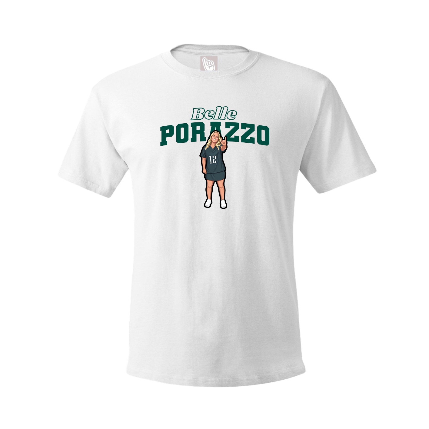 Tee — Name Arch in White