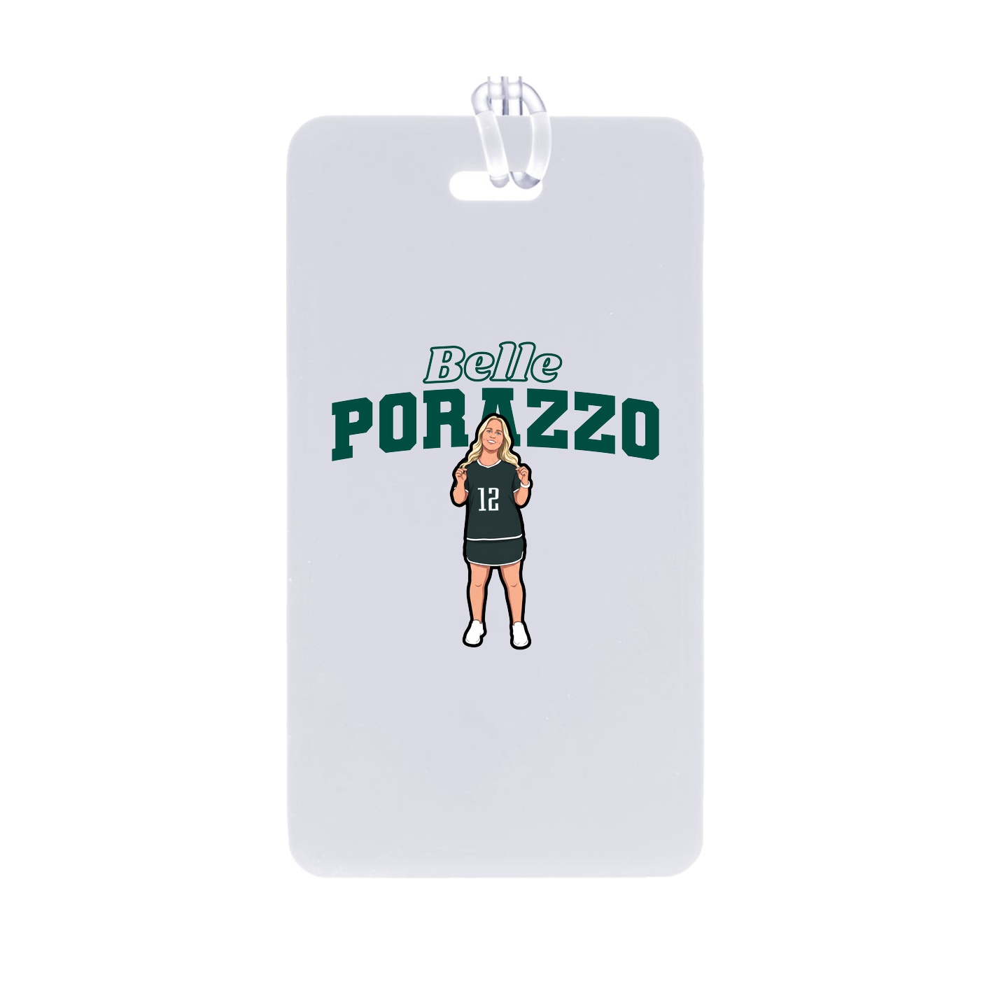 Bag Tag — Name Arch in Classic
