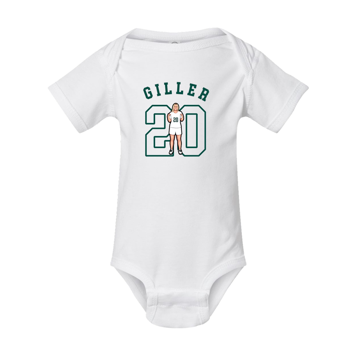 Baby Onesie — Shirsey Arch in White