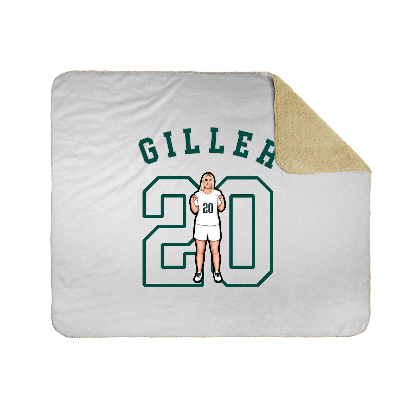Throw Blanket — Shirsey Arch in White