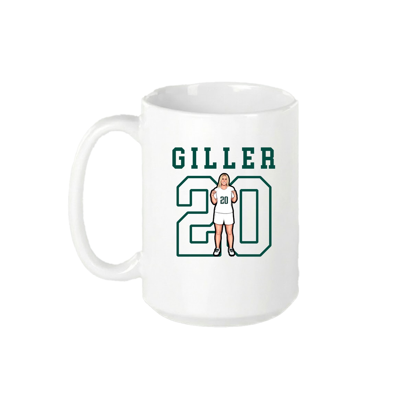15oz Coffee Mug — Shirsey in White