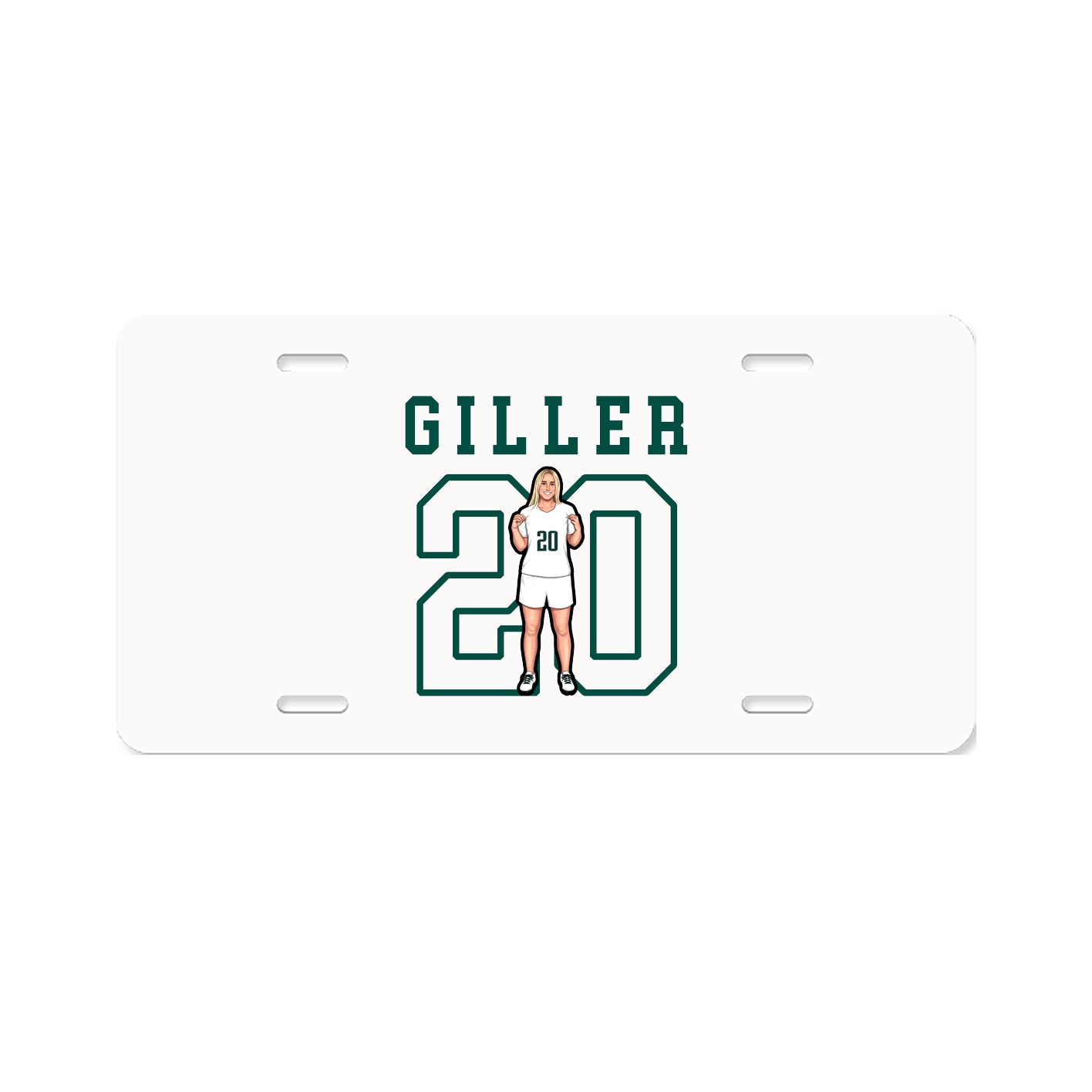 License Plate — Shirsey in Classic
