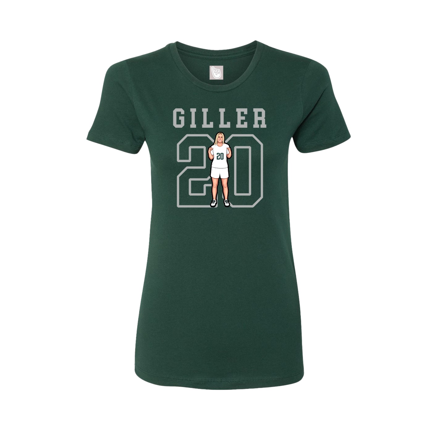 Fitted Women's Tee — Shirsey in Green