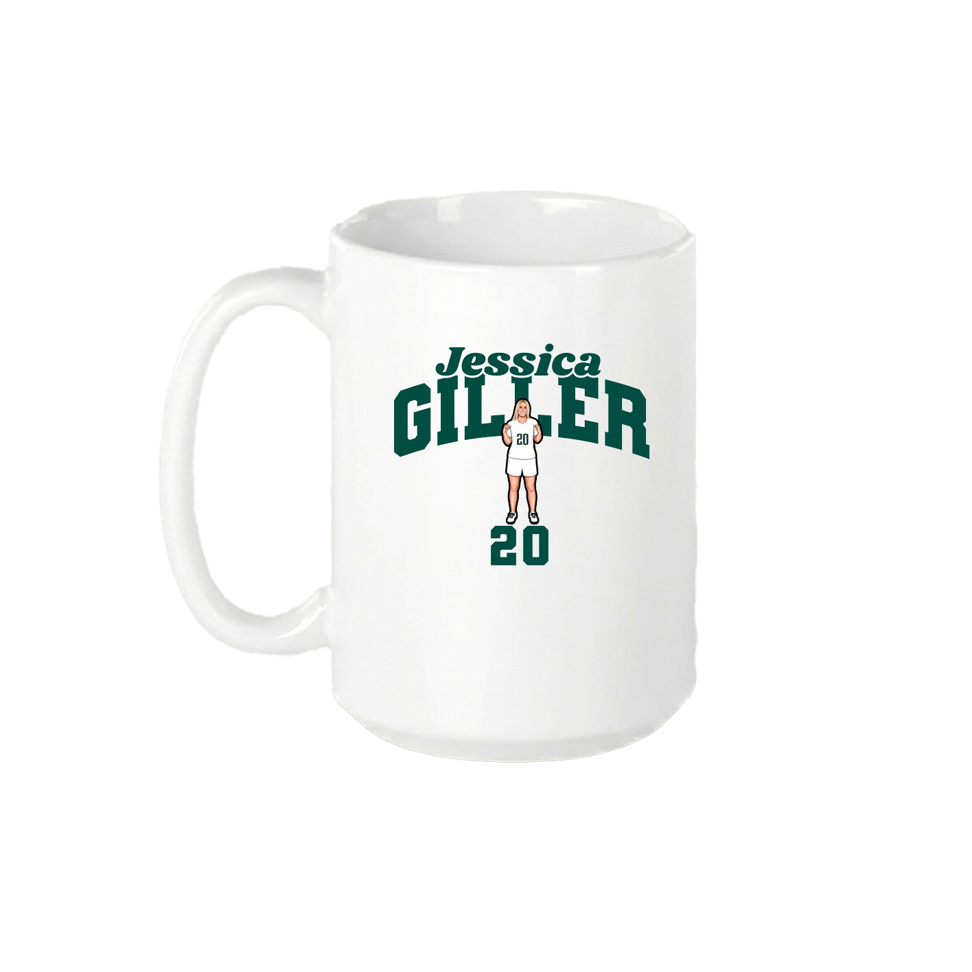 15oz Coffee Mug — Signature Arch in White