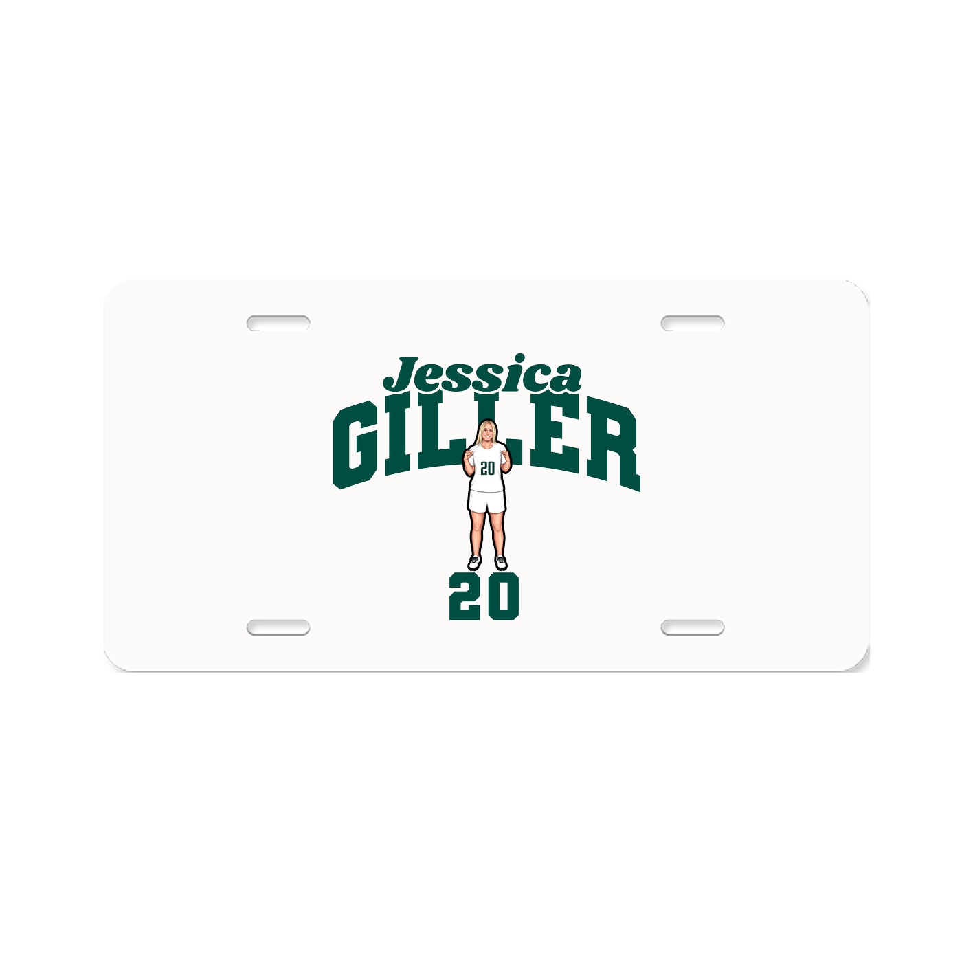 License Plate — Signature Arch in Classic