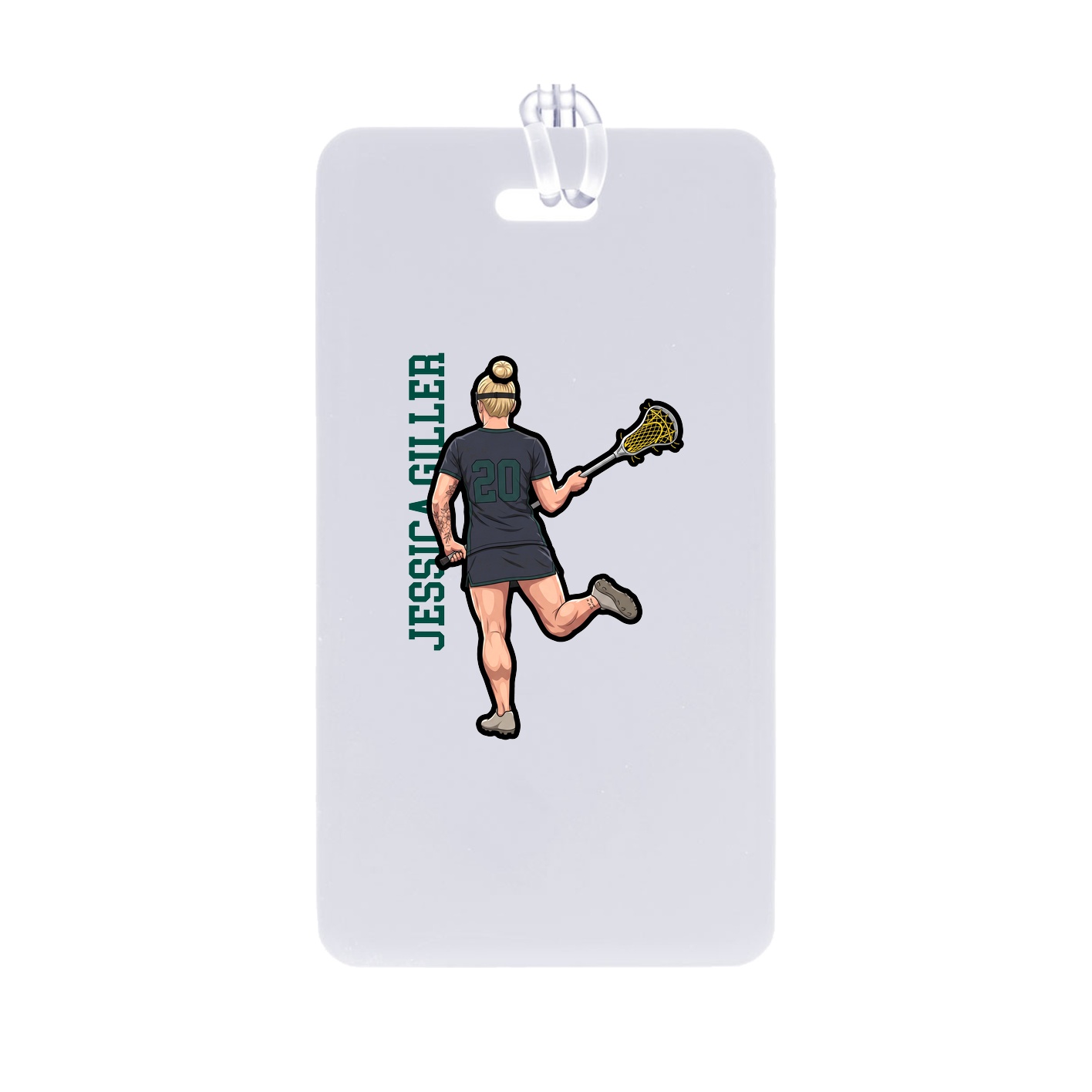 Bag Tag — Name Vertical in Classic
