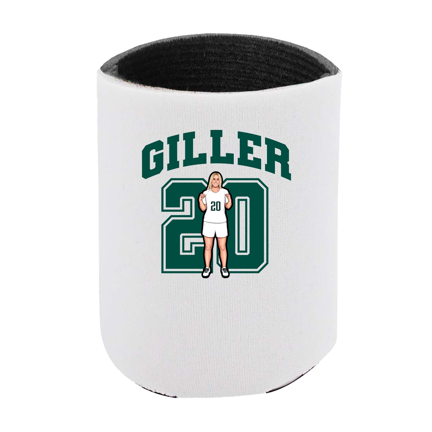 Can Holder — Number in White