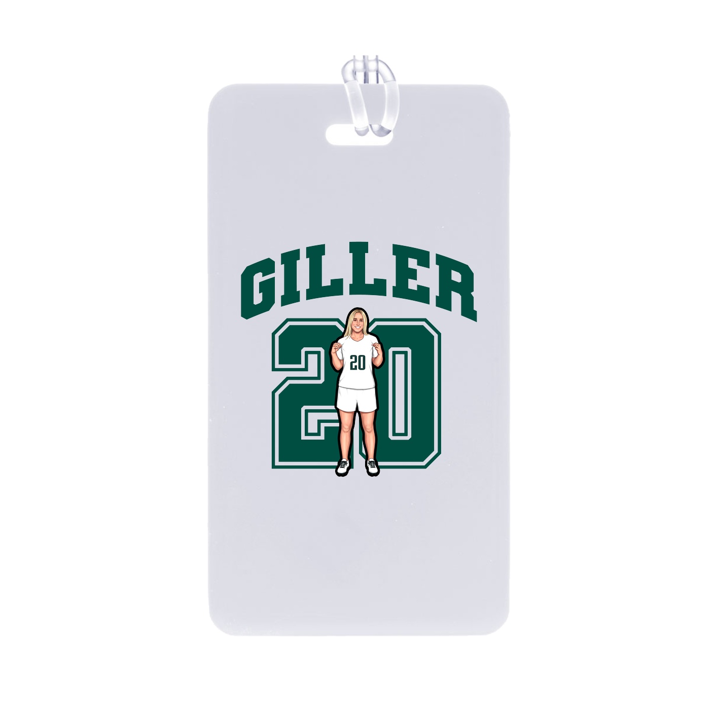 Bag Tag — Number in Classic