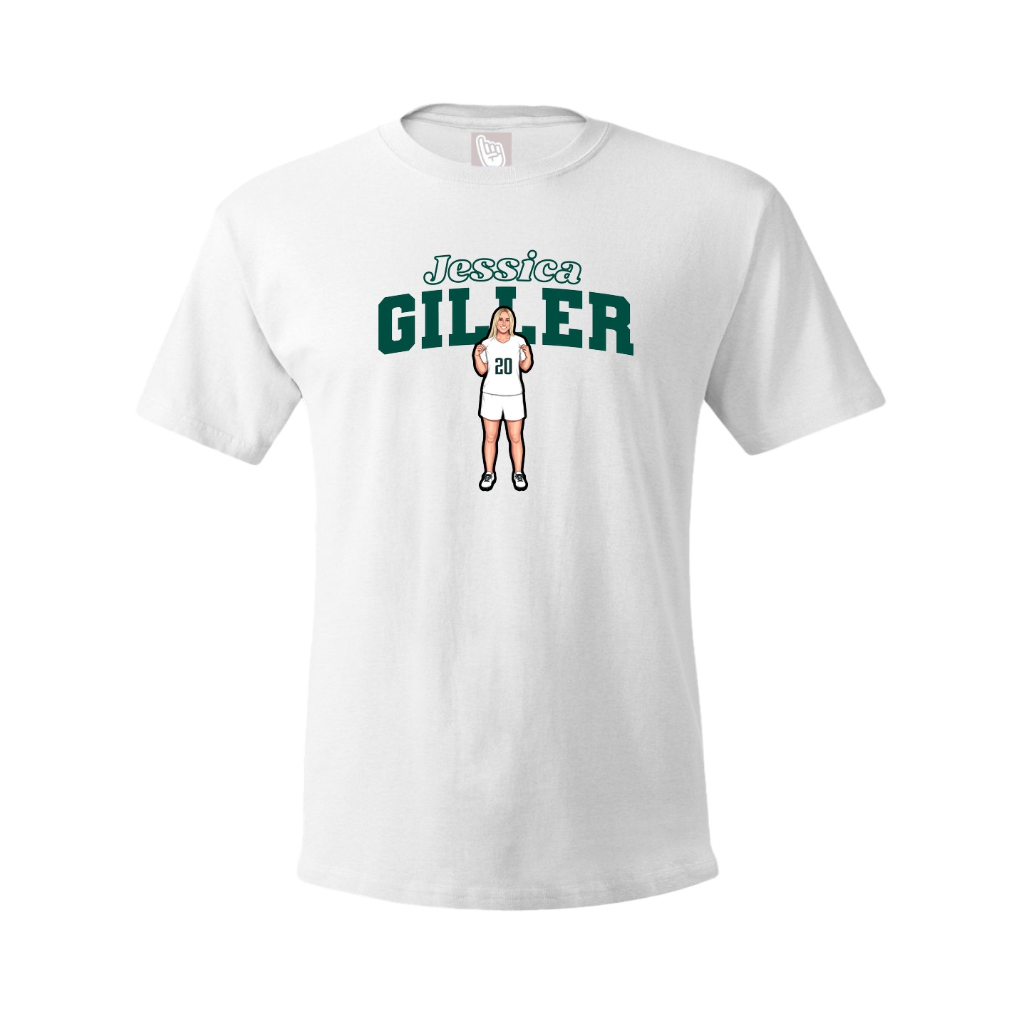 Tee — Name Arch in White