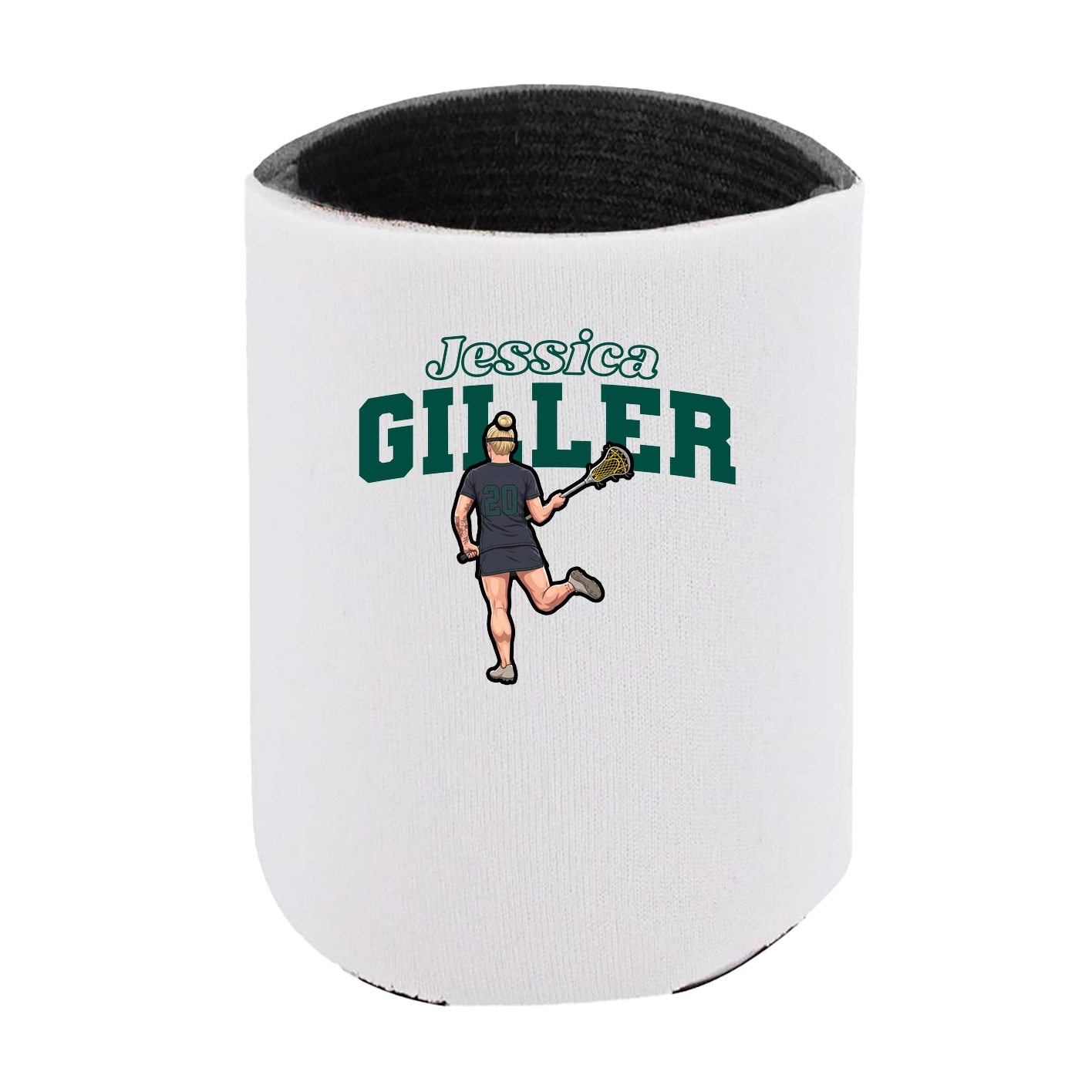 Can Holder — Name Arch in White