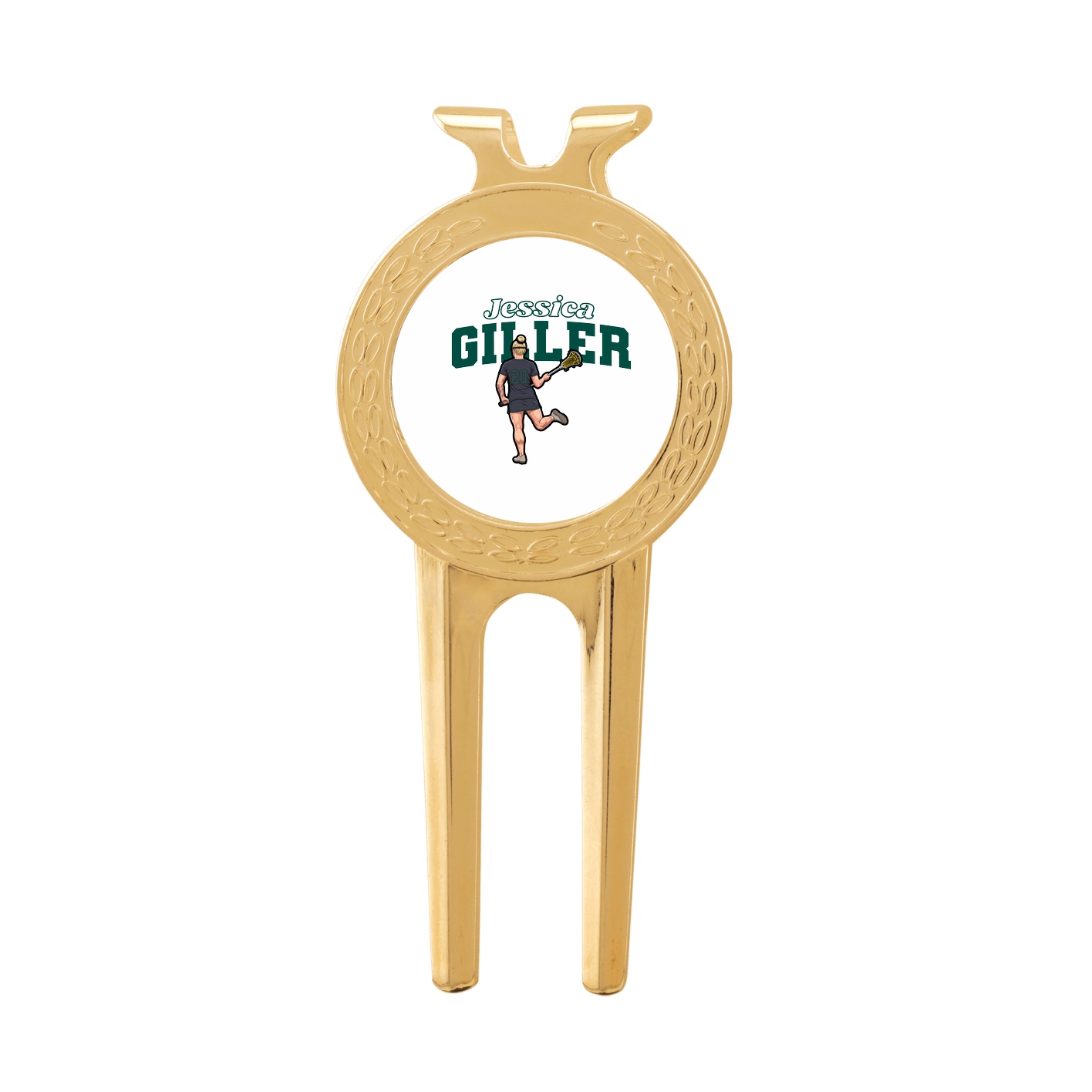 Divot Tool with Ball Marker — Name Arch in Classic