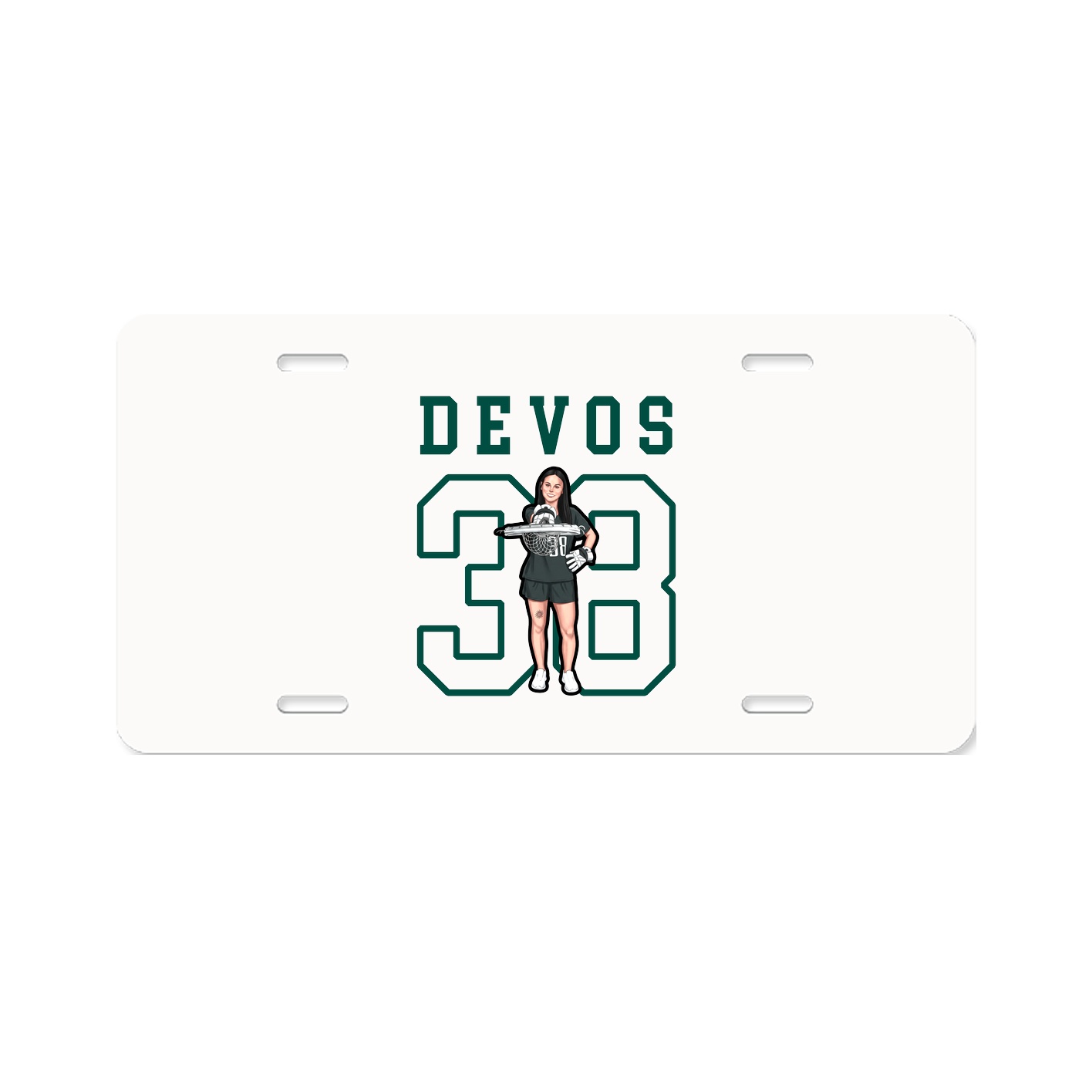 License Plate — Shirsey in Classic