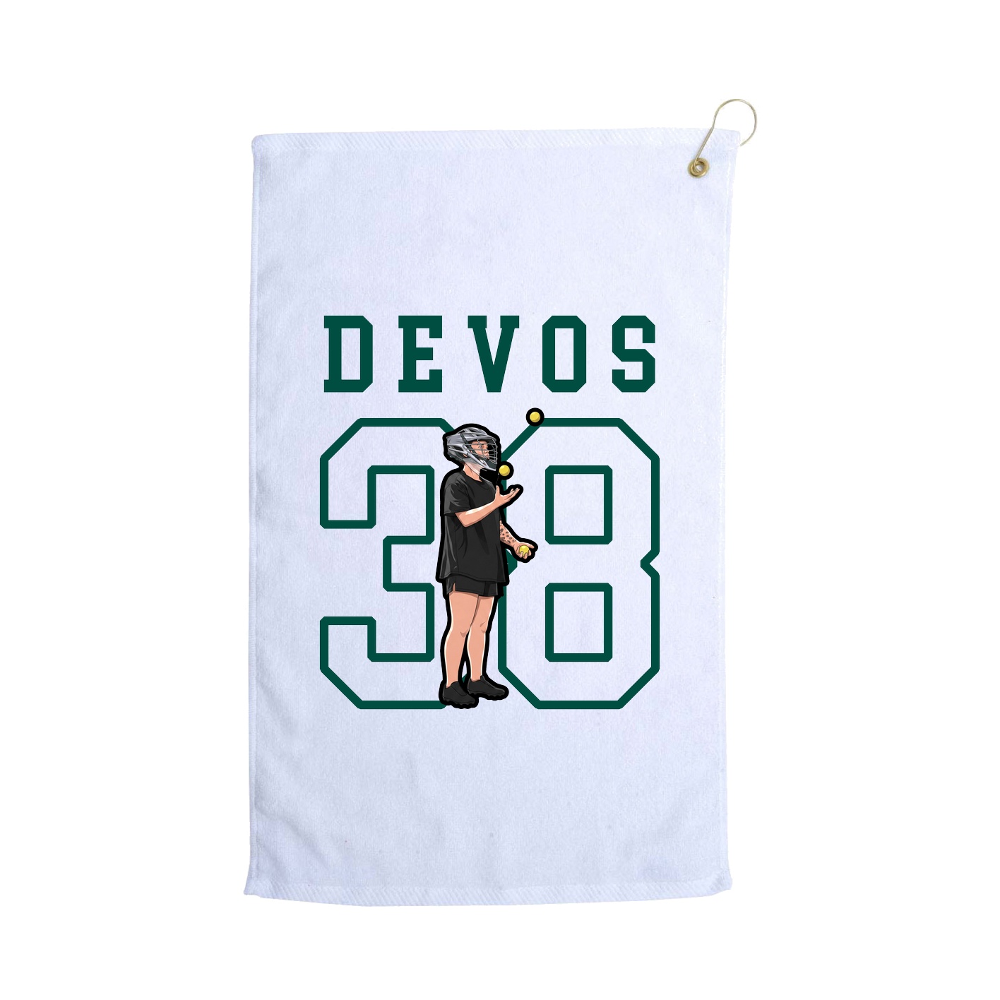 Golf Towel — Shirsey in White