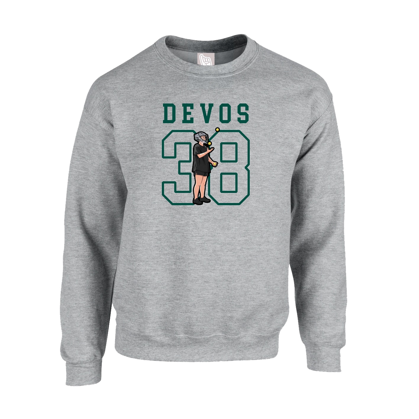 Fleece Crew — Shirsey in Grey