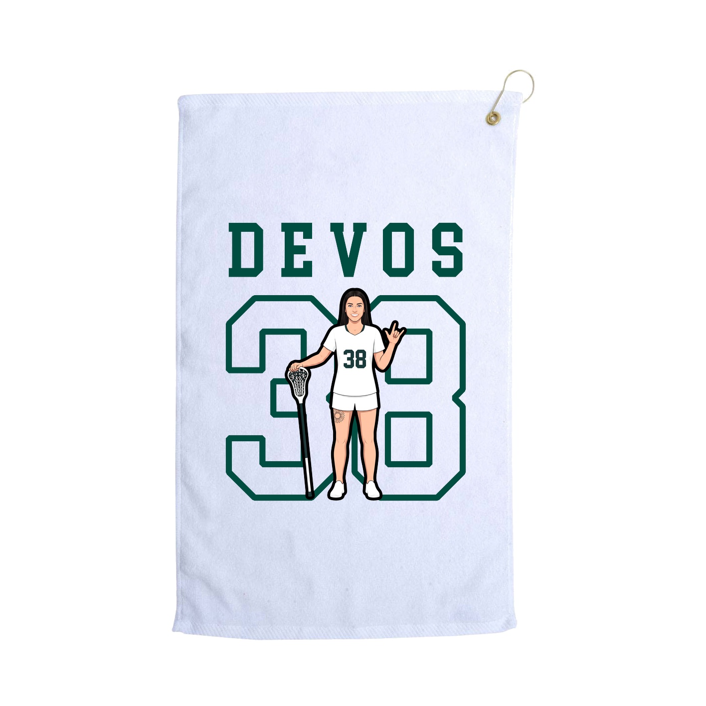 Golf Towel — Shirsey in White