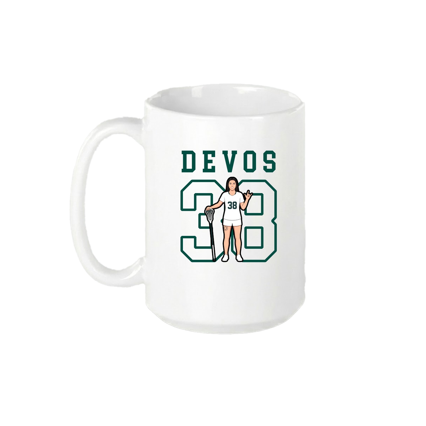 15oz Coffee Mug — Shirsey in White
