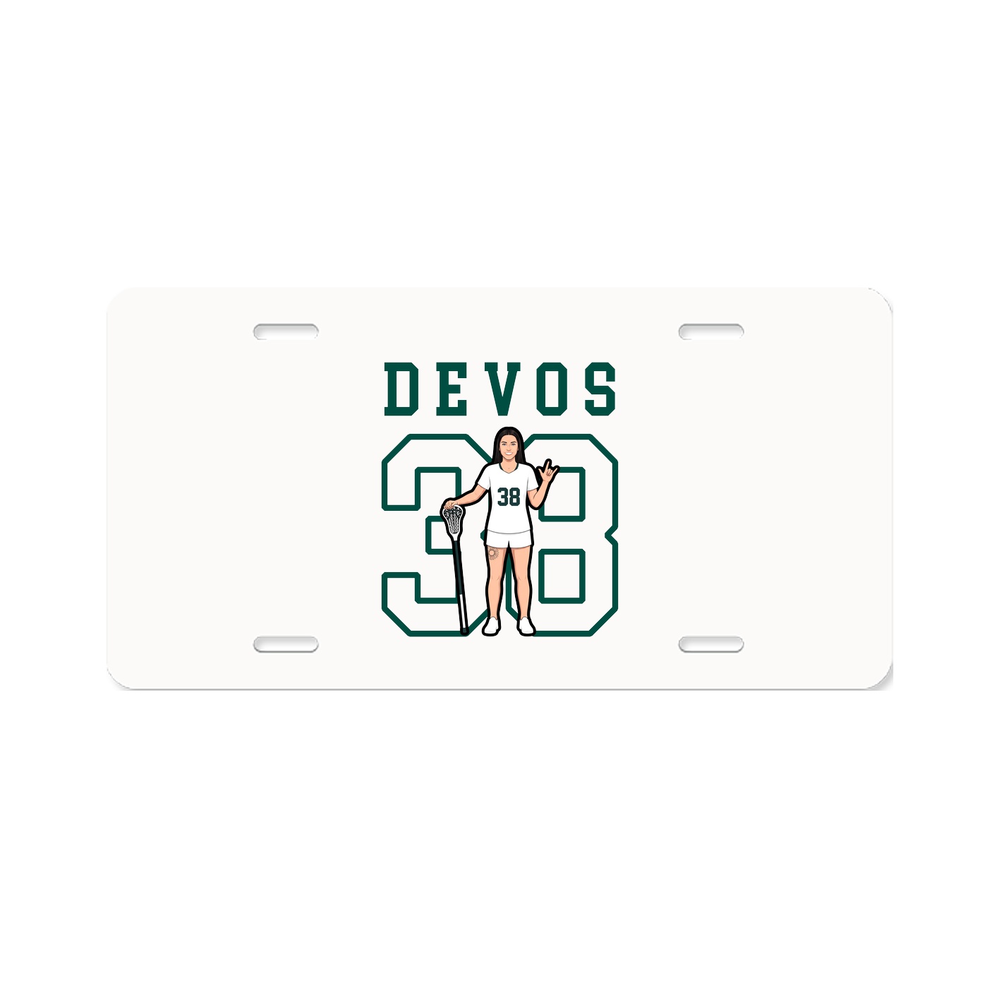 License Plate — Shirsey in Classic