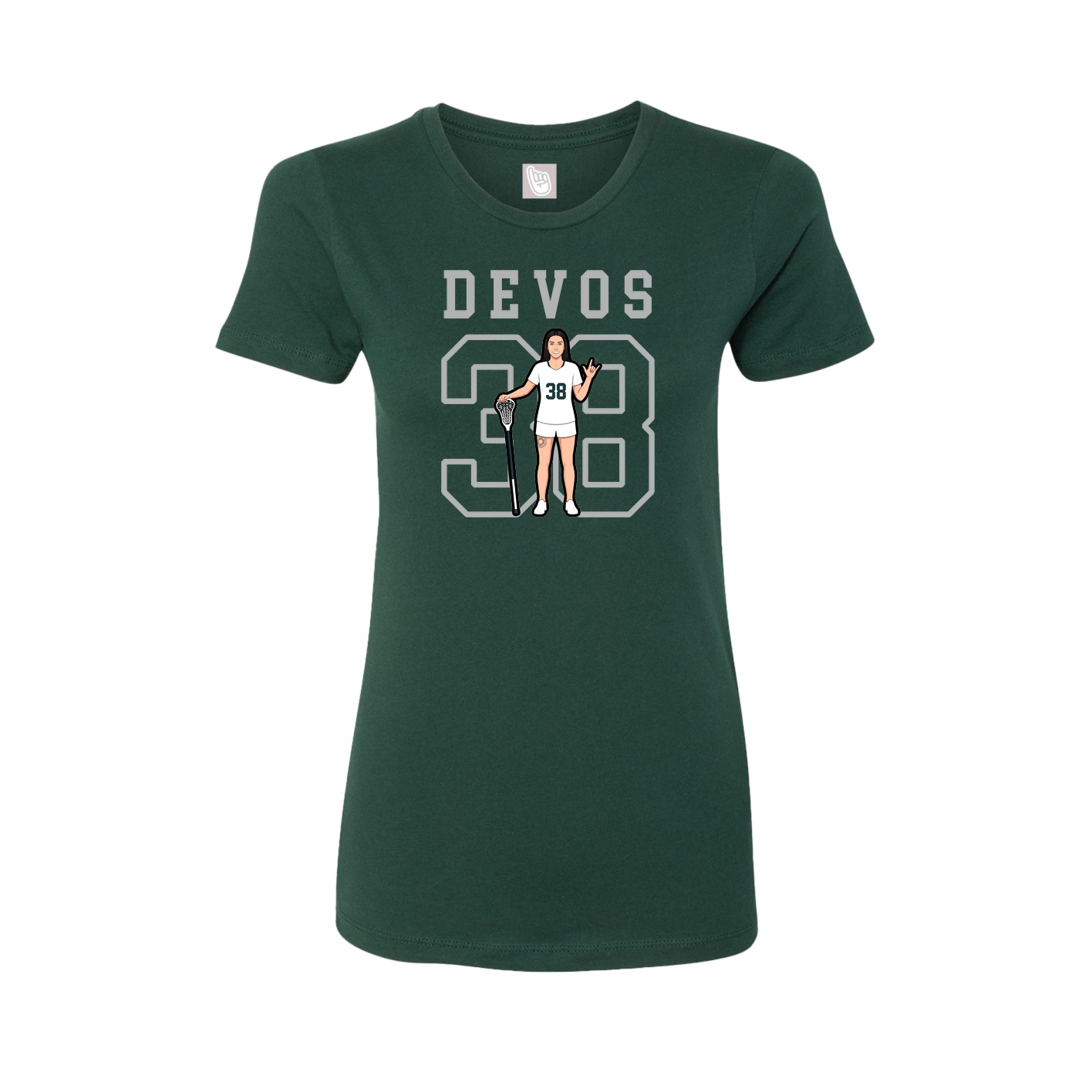 Fitted Women's Tee — Shirsey in Green