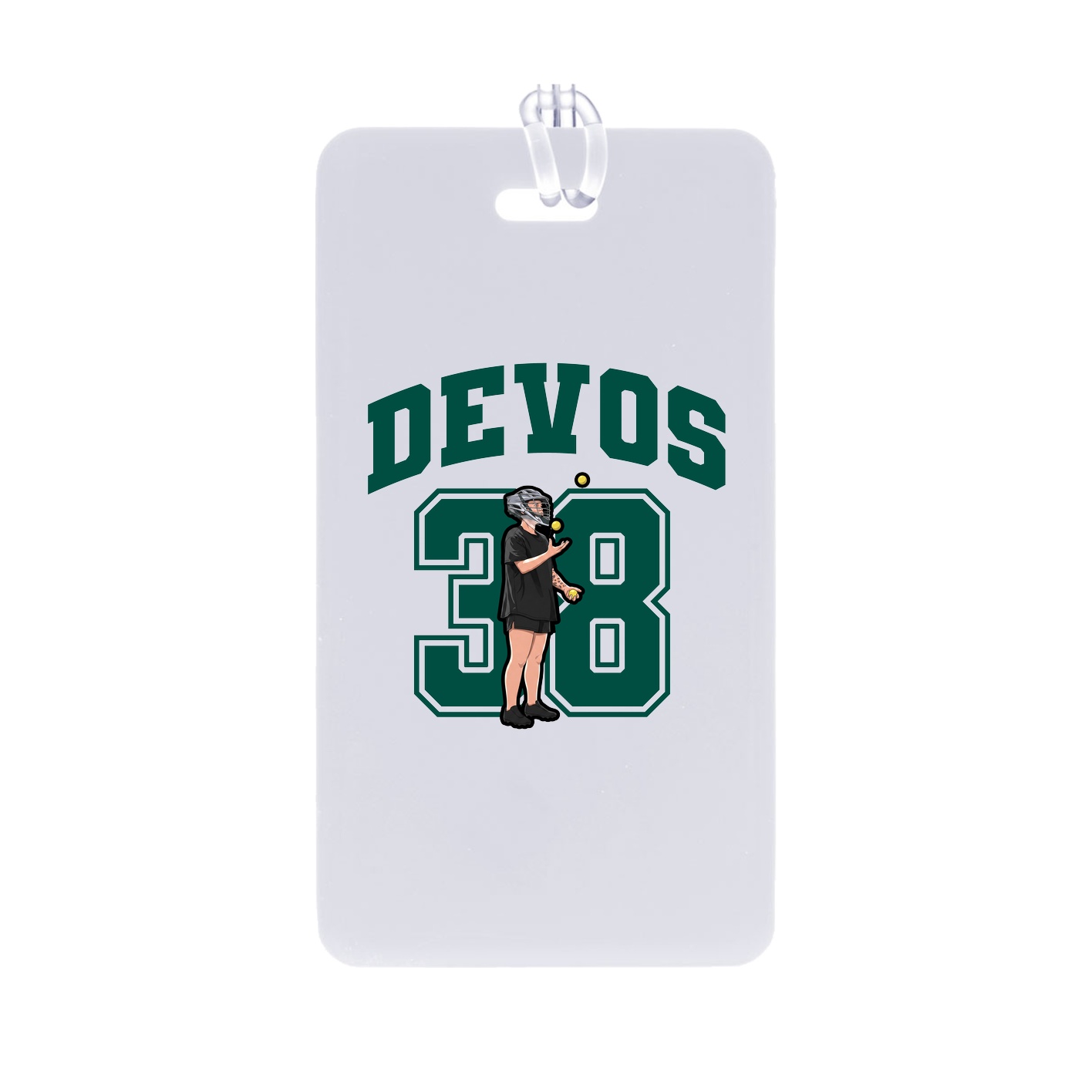 Bag Tag — Number in Classic