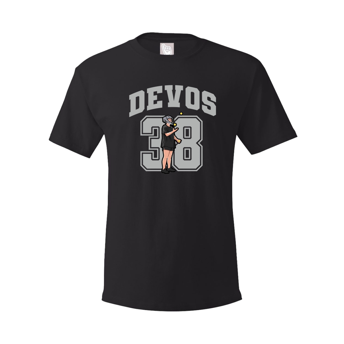 Youth Tee — Number in Black