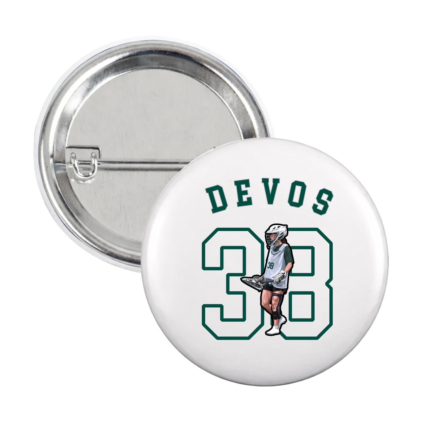 Game Day Button — Shirsey Arch in White