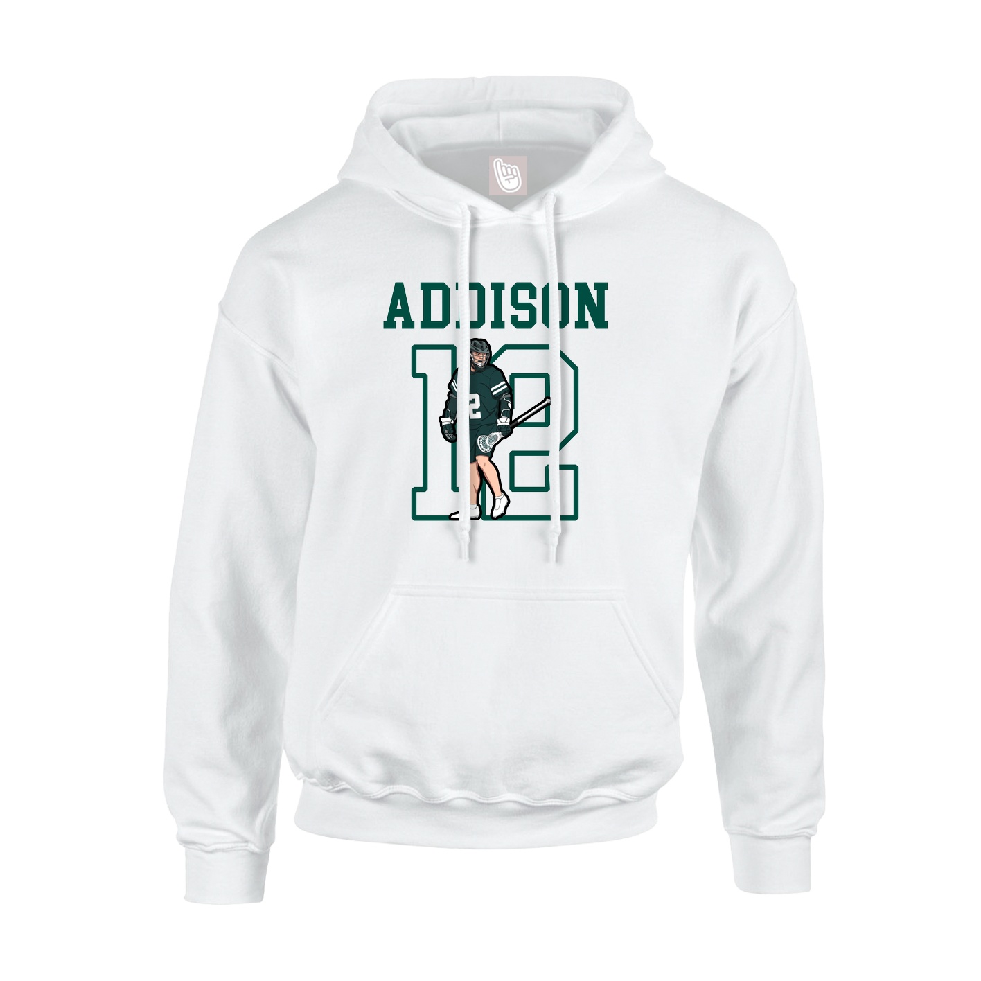 Hoodie — Shirsey in White