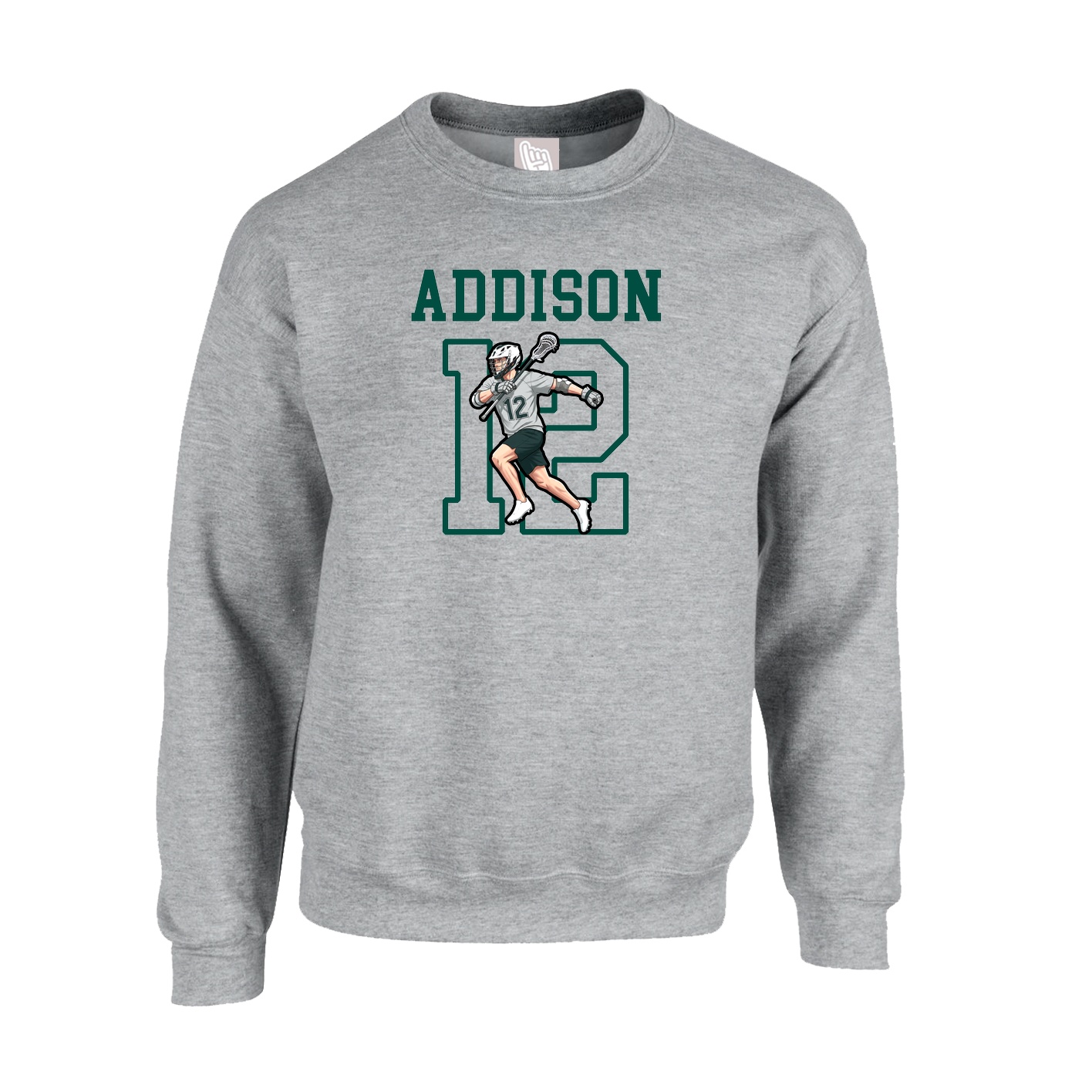 Fleece Crew — Shirsey in Grey
