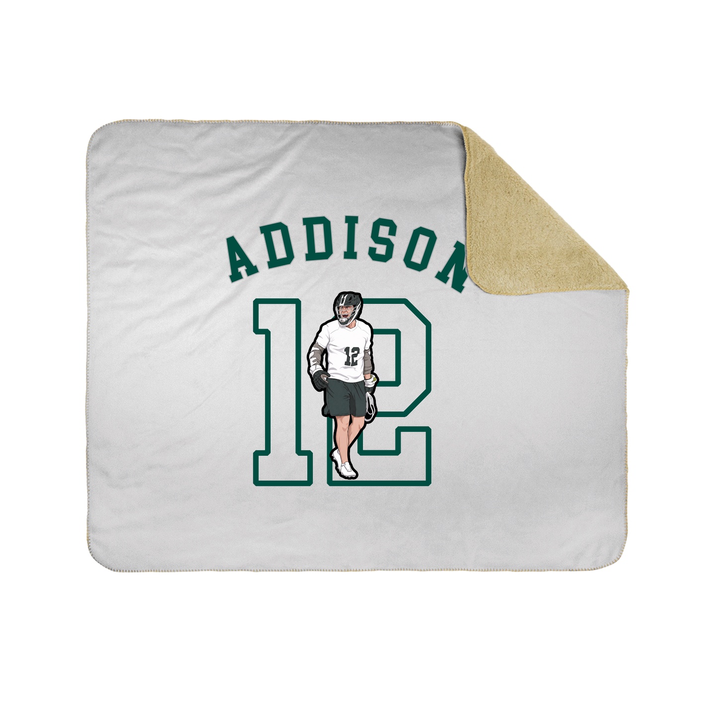 Throw Blanket — Shirsey Arch in White