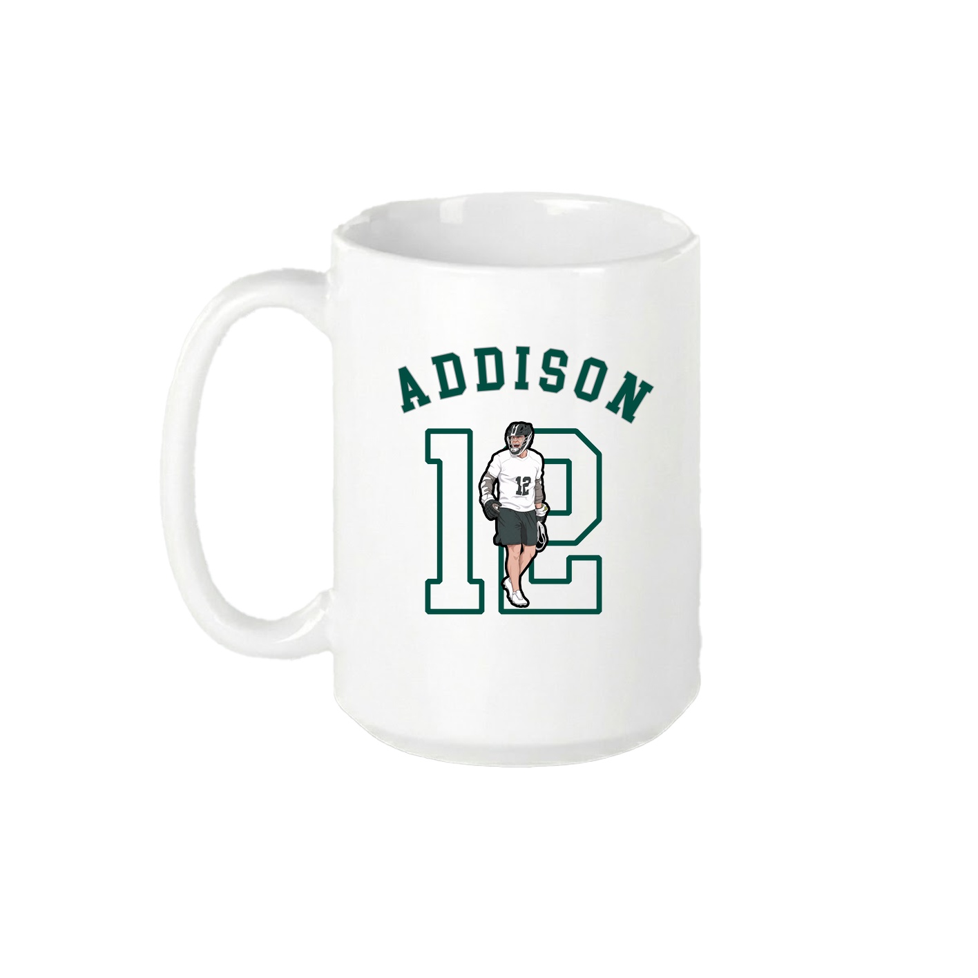 15oz Coffee Mug — Shirsey Arch in White