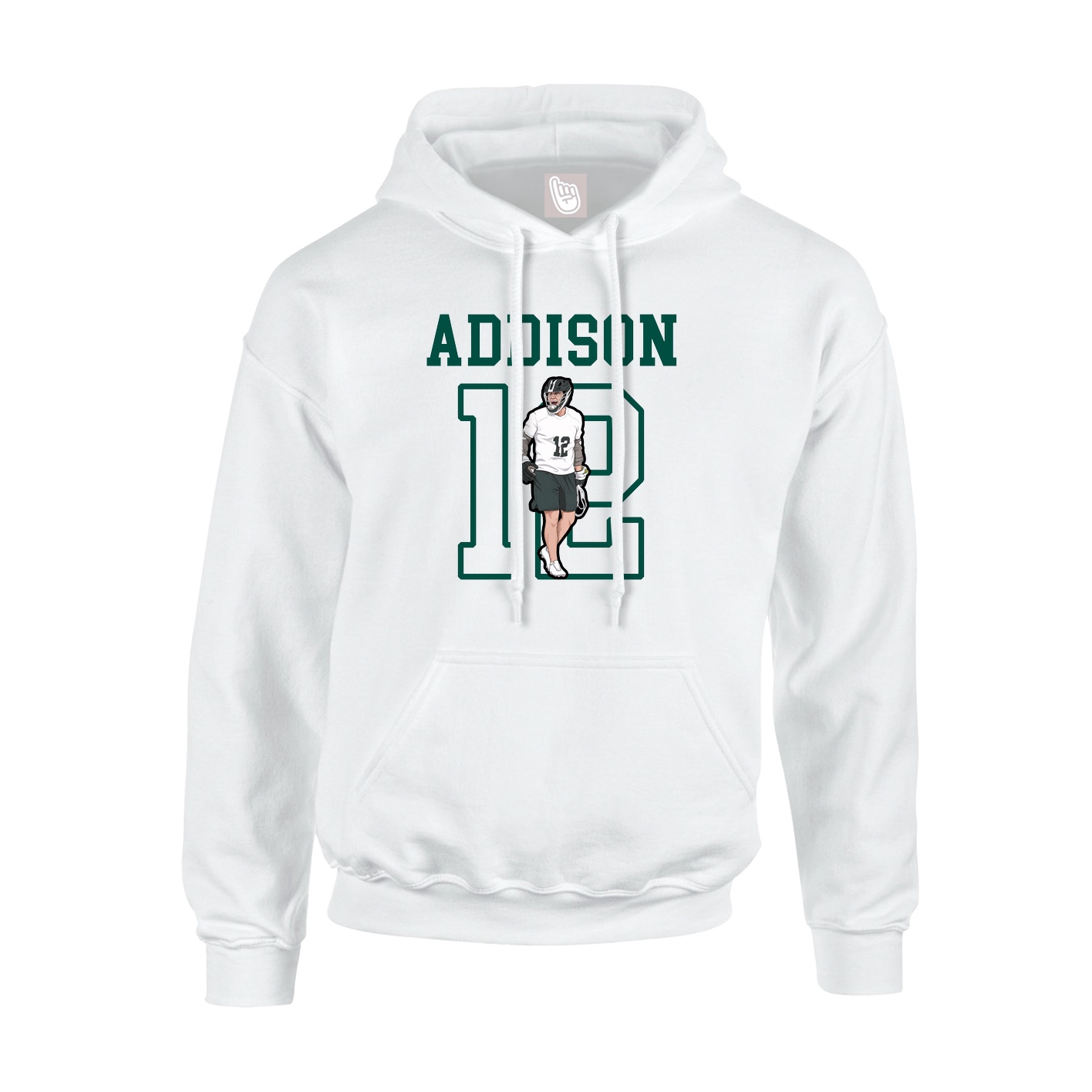 Youth Hoodie — Shirsey in White