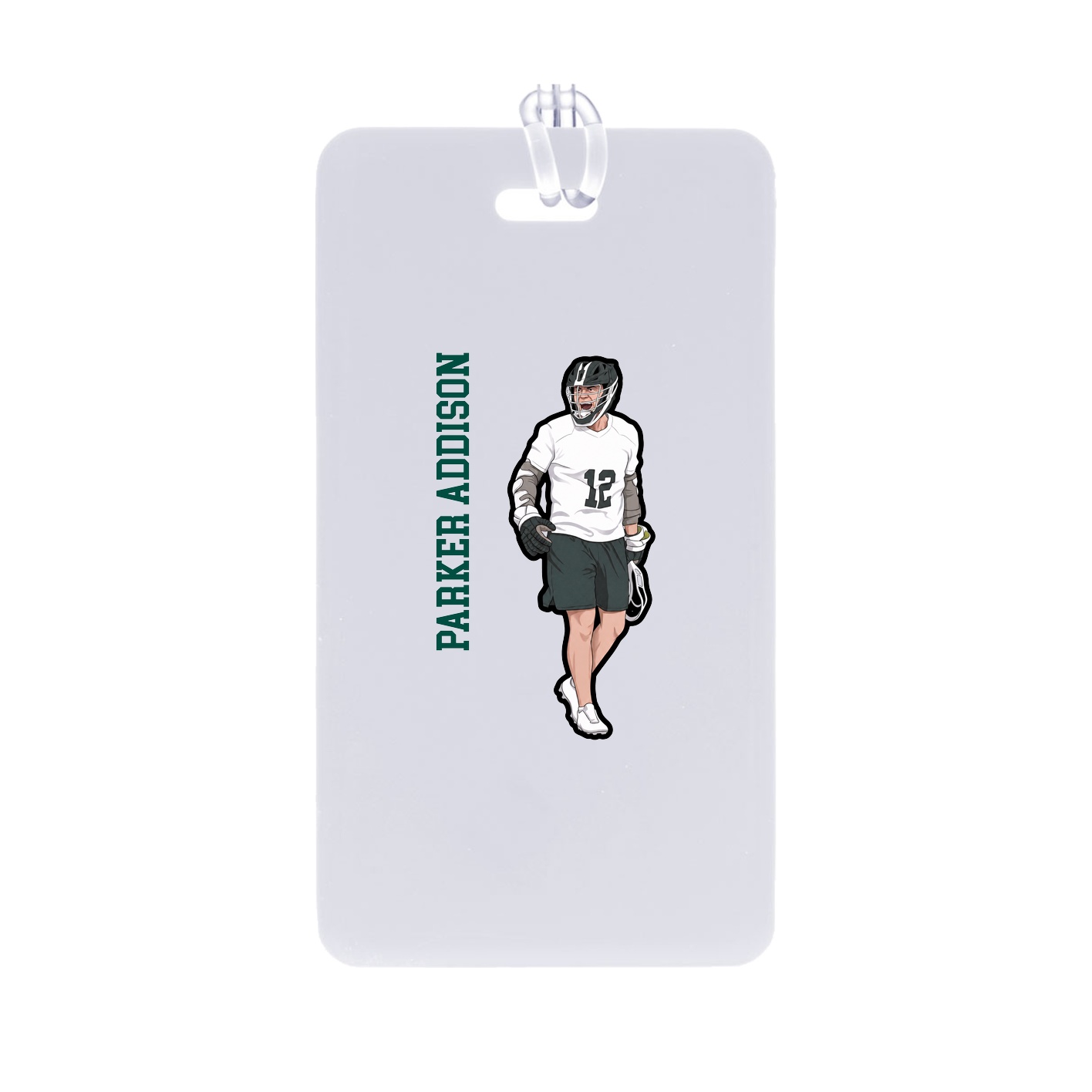 Bag Tag — Name Vertical in Classic