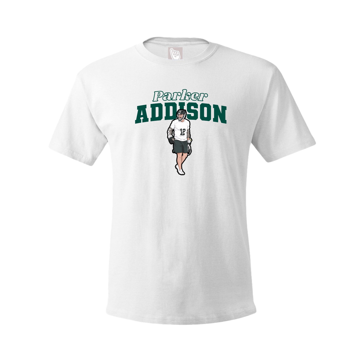 Tee — Name Arch in White