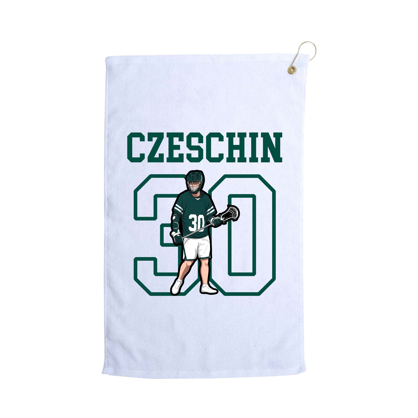 Golf Towel — Shirsey in White