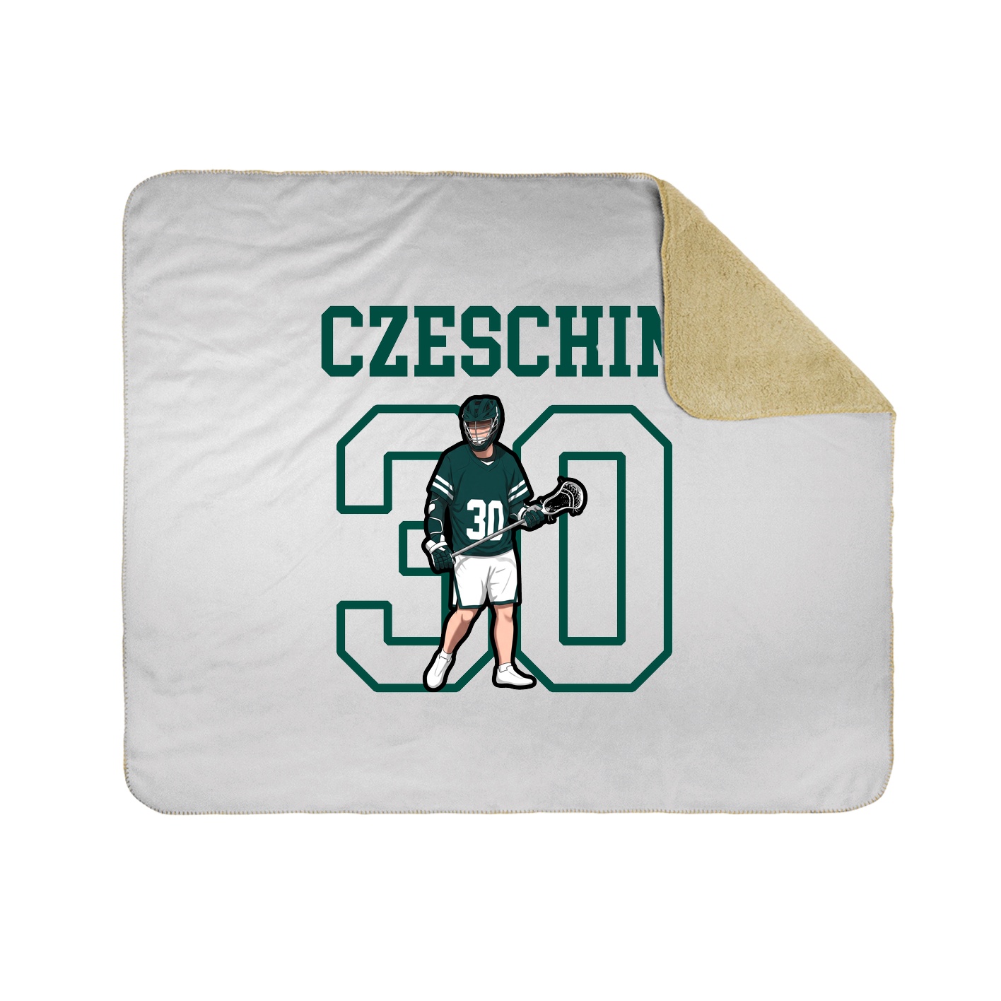 Throw Blanket — Shirsey in White