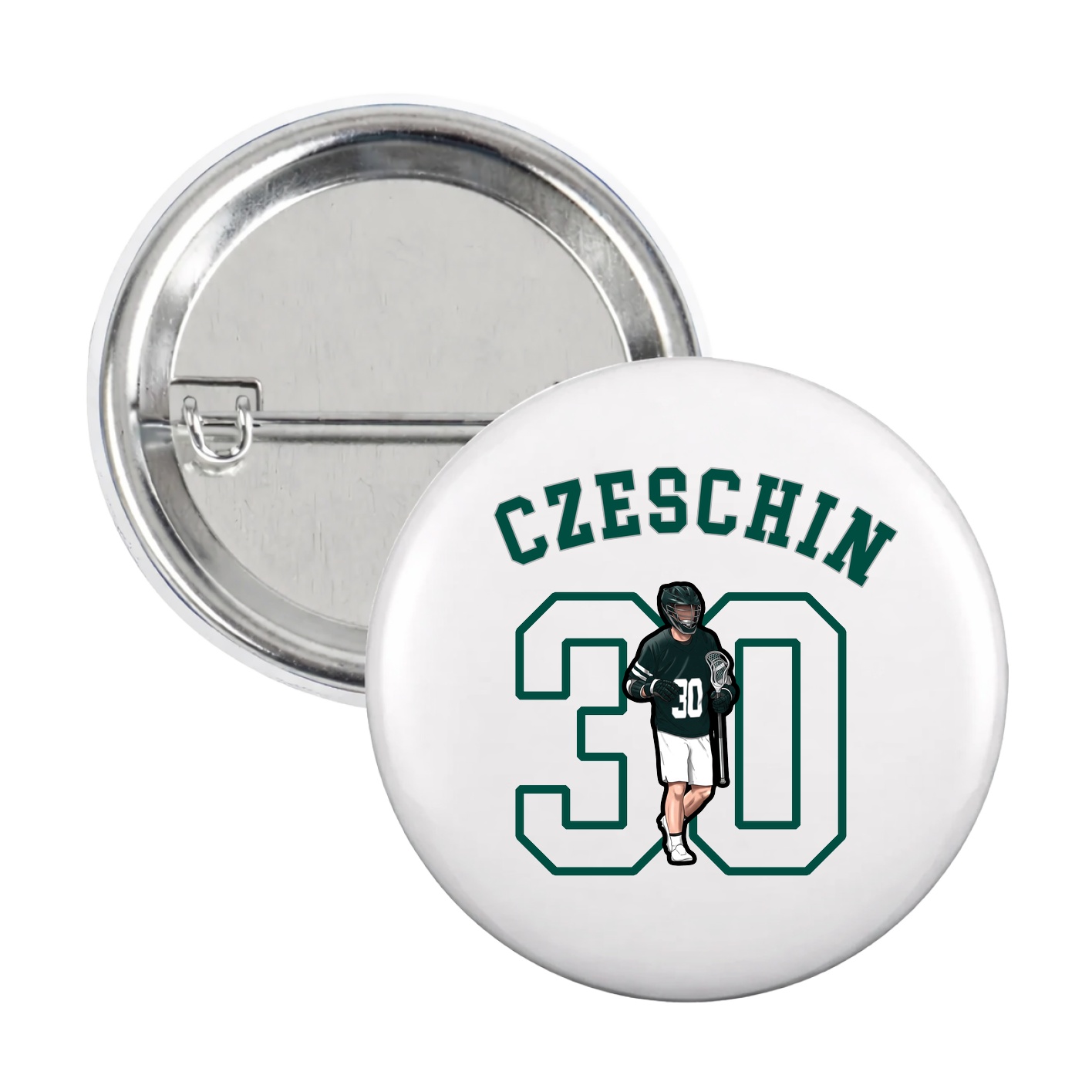 Game Day Button — Shirsey Arch in White