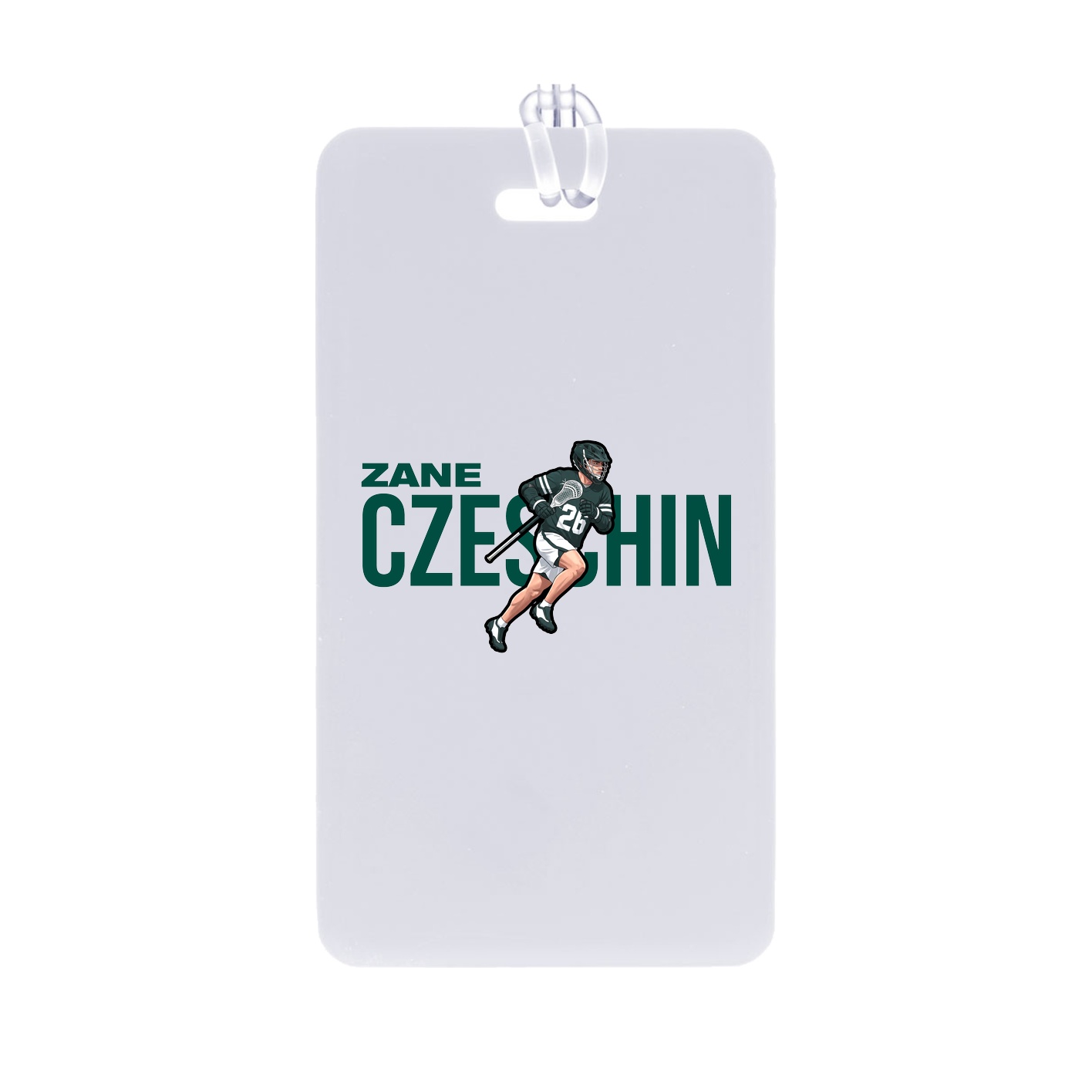 Bag Tag — Player Name in Classic